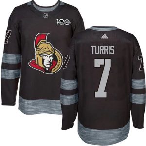 Herren Ottawa Senators Eishockey Trikot Kyle Turris 7 1917-2017 100th Anniversary Schwarz Authentic